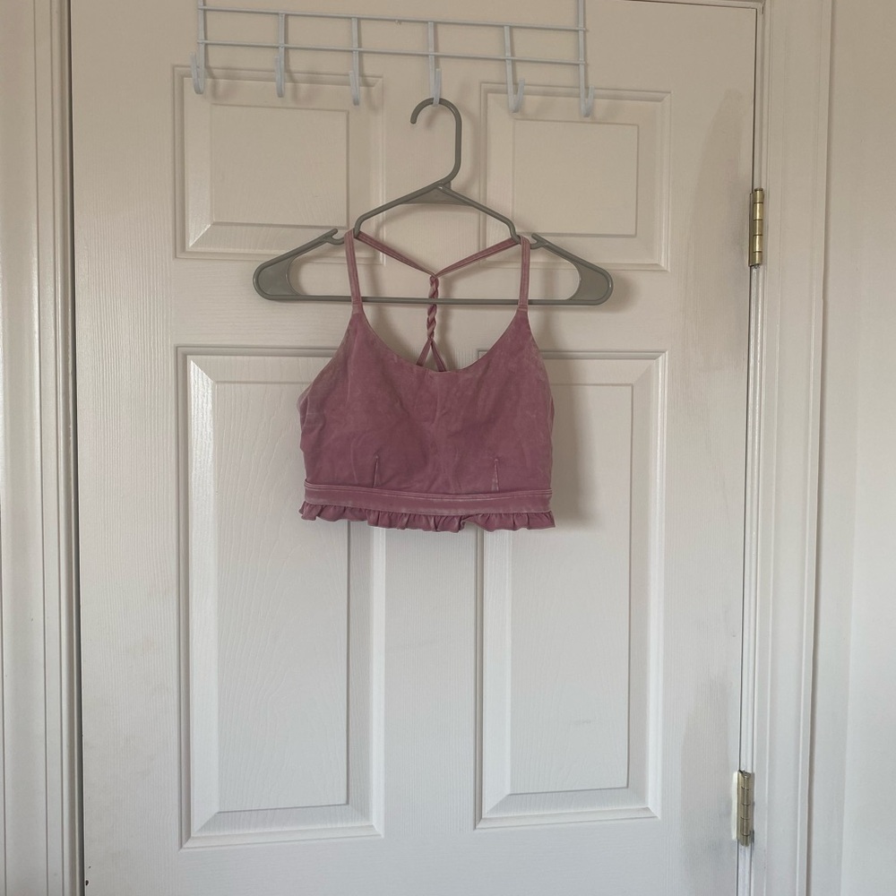 JoyLab Mauve Strappy athletic Top